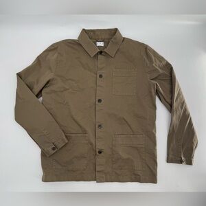 Asket The Overshirt Khaki Green Men’s Shirt Jacket Shacket XL